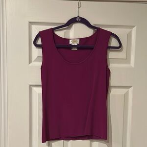 Elegant Sleeveless Top - Purple